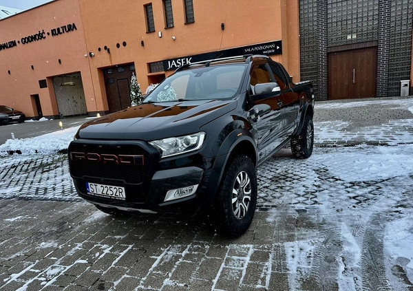 Ford Ranger cena 99999 przebieg: 155000, rok produkcji 2016 z Gliwice małe 121